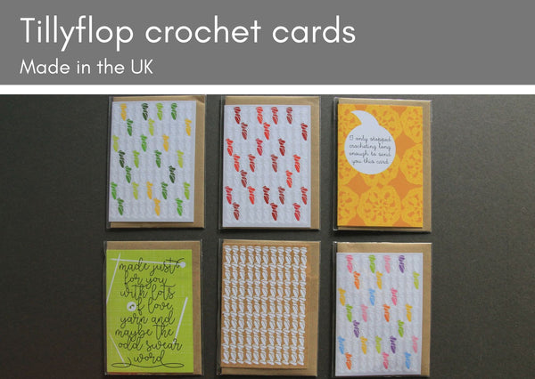 Tillyflop cards and tea towels - Provenance Craft Co