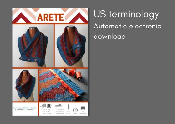 Arete crochet pattern - digital or hard copy - Provenance Craft Co