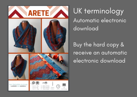 Arete crochet pattern - digital or hard copy - Provenance Craft Co