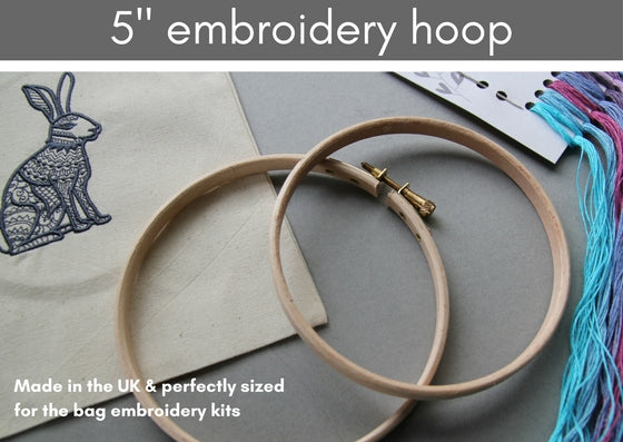 Embroidery Hoops (4 - 8") - Made in UK - Provenance Craft Co