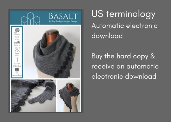 Basalt crochet pattern - digital or hard copy - Provenance Craft Co