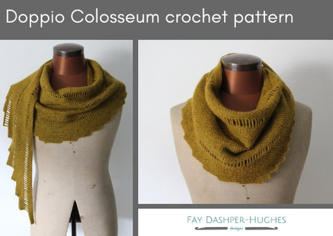 Doppio Colosseum crochet pattern - digital or hard copy - Provenance Craft Co