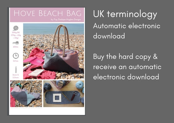 Hove Beach Bag crochet pattern - digital or hard copy - Provenance Craft Co