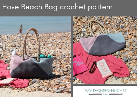 Hove Beach Bag crochet pattern - digital or hard copy - Provenance Craft Co