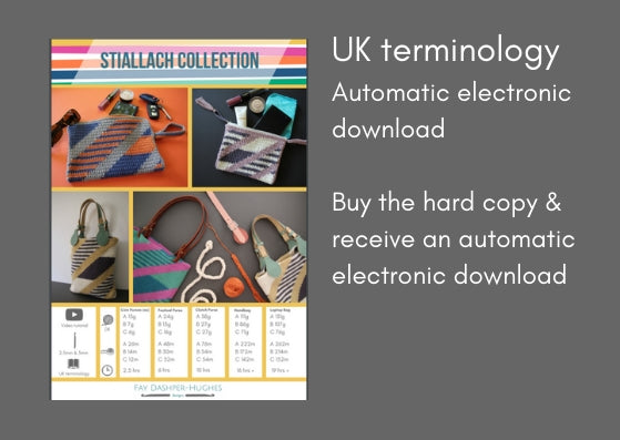 Stiallach Bag Collection crochet pattern - digital or hard copy - Provenance Craft Co