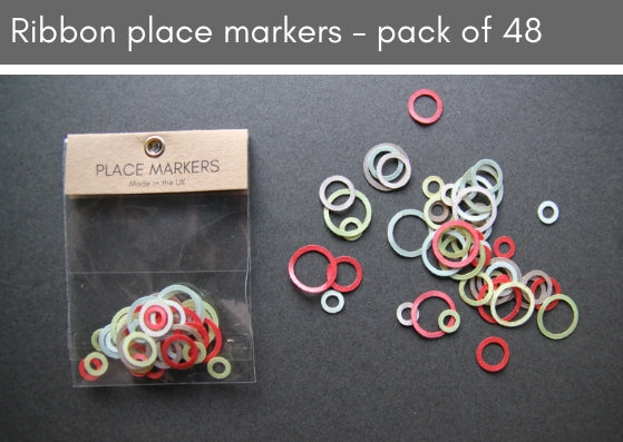 Ribbon place markers - pack of 48 - Provenance Craft Co